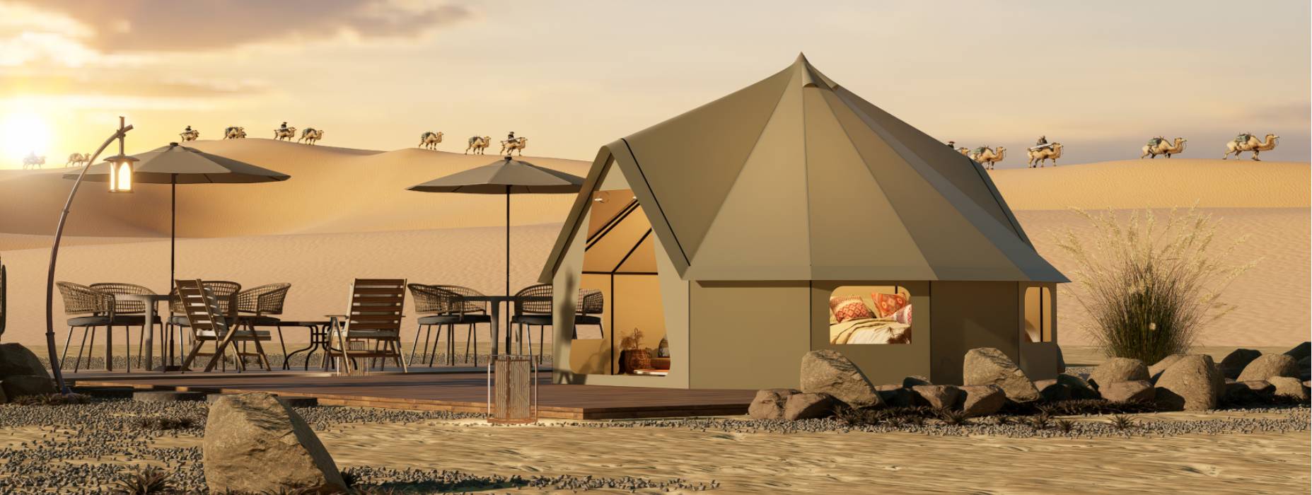 带岭区露营酒店帐篷产品