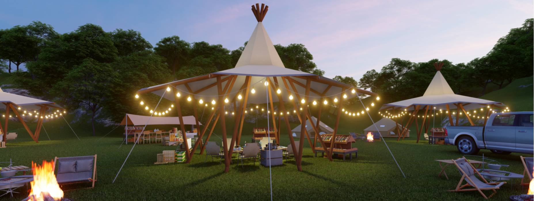 带岭区露营帐篷酒店厂家